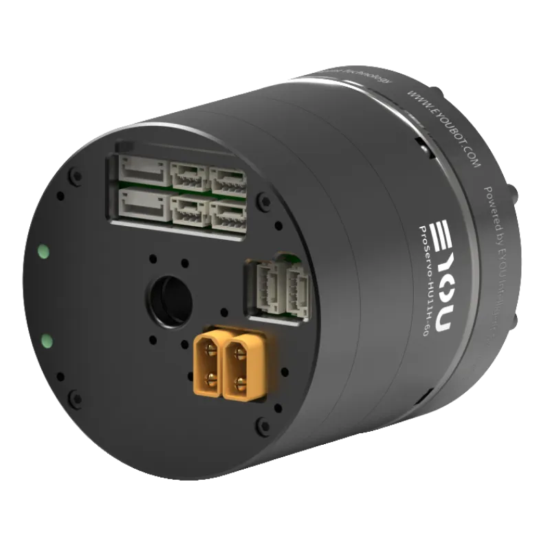 PHU11H-60谐波关节模组接口端视图
