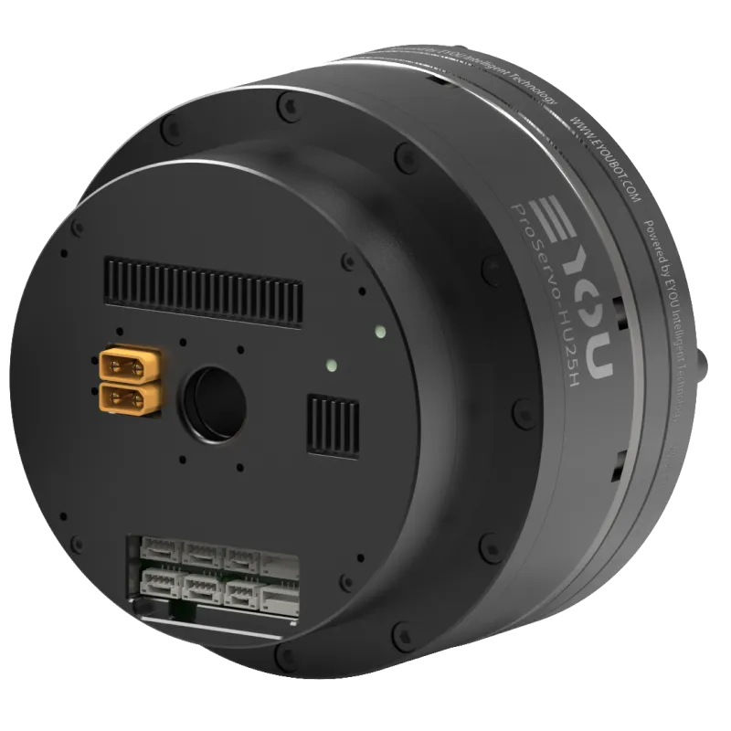 PHU25H-110谐波关节模组接口端视图